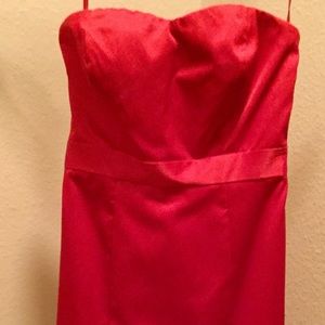 Red satiny Limited brand dress